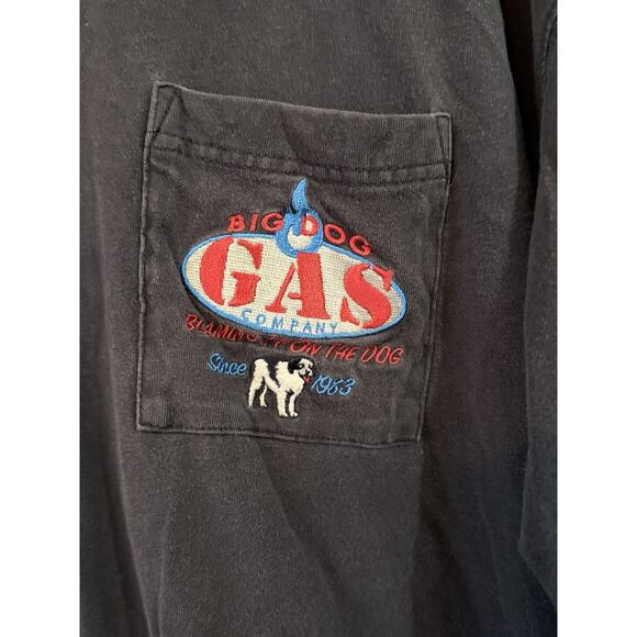 Vintage Big Dogs Shirt Mens Large Gas Company Blame It On The Dog 2004 Graphic - Picture 4 of 8